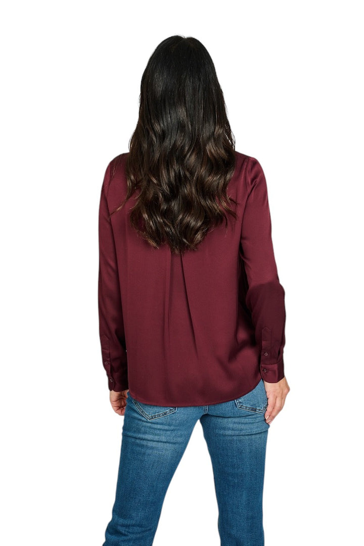 Hemisphere blouse dames bordeaux 2526HELLA-5 4351