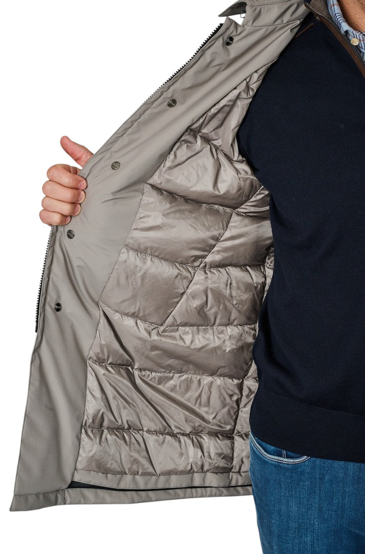 Herno Men parka men gray