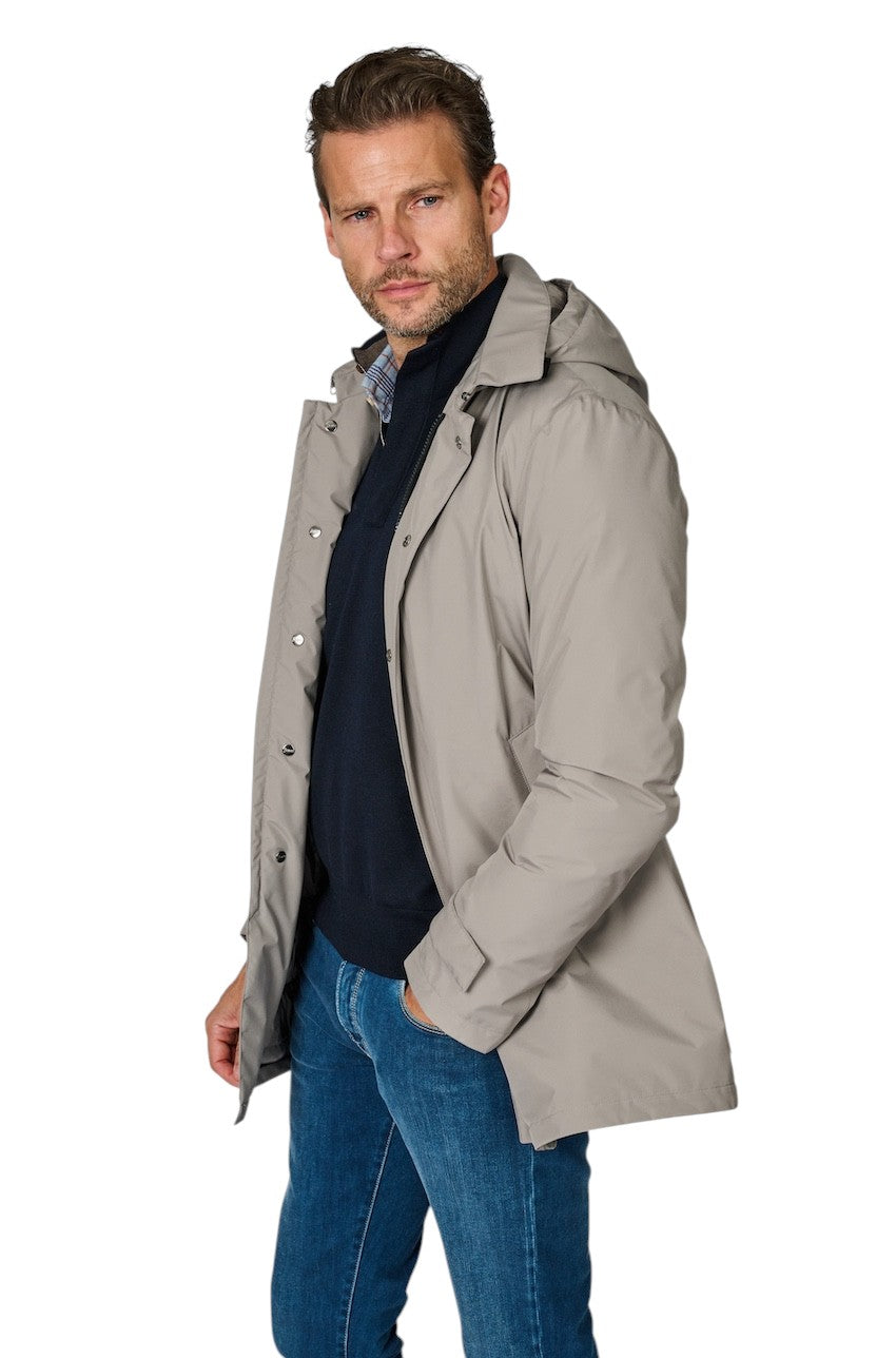 Herno Men parka men gray