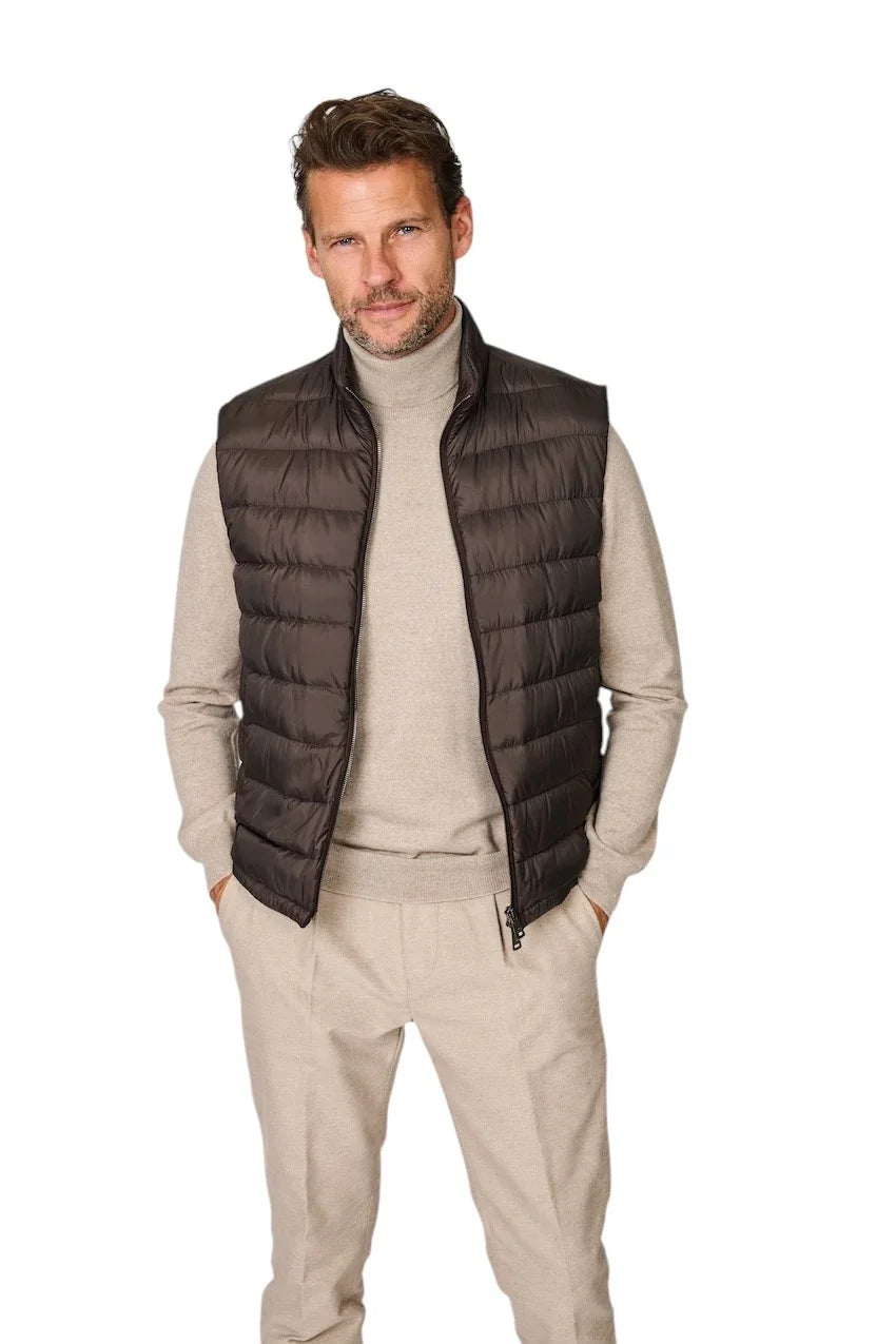 Paul & Shark bodywarmer heren bruin 99312007 306