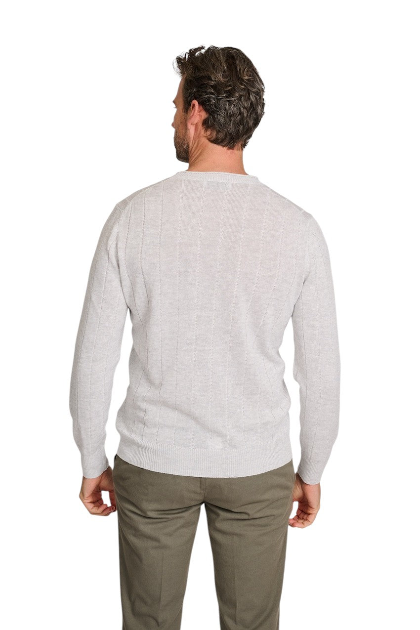 Gran Sasso Men pull trui heren zilver 23190/18665/052