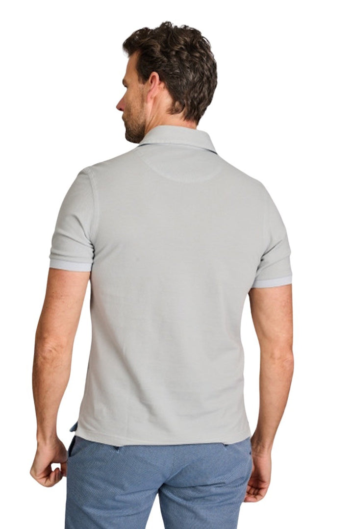 Gran Sasso Men polo shirt korte mouwen heren grijs 60187/79053/053