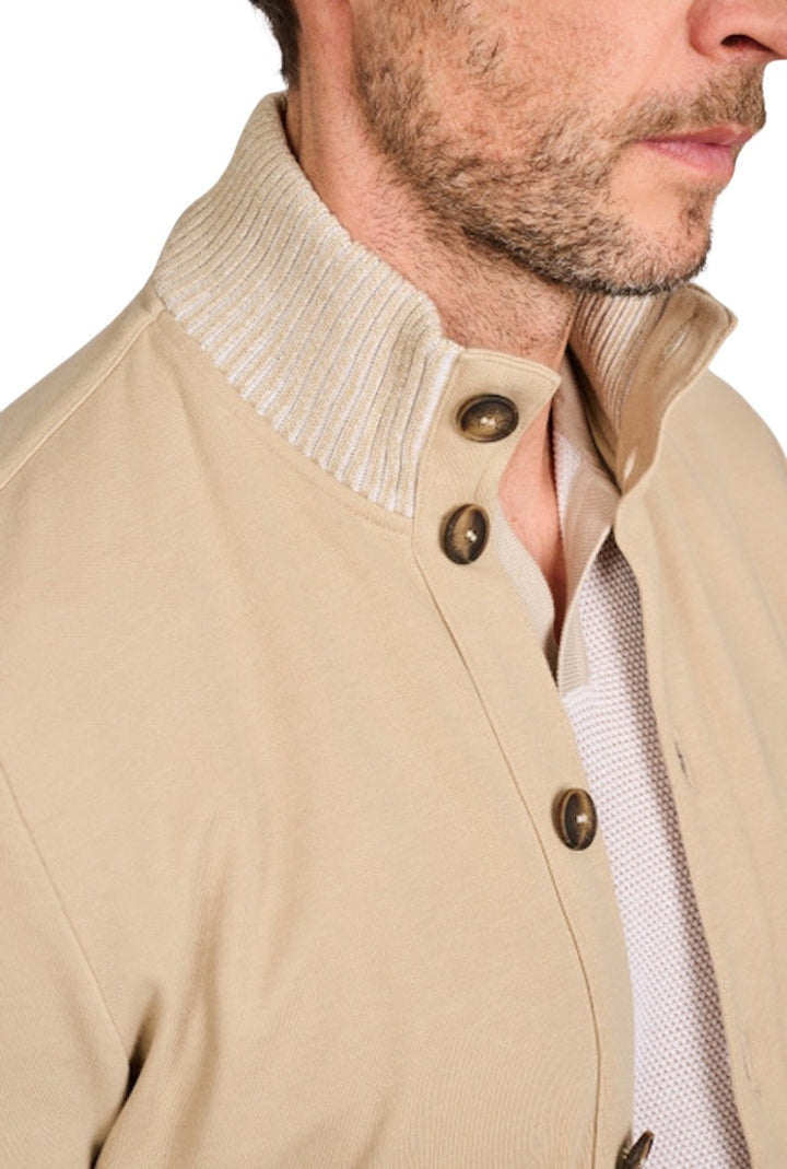 Gran Sasso Men gilet heren beige 78152/76008/110