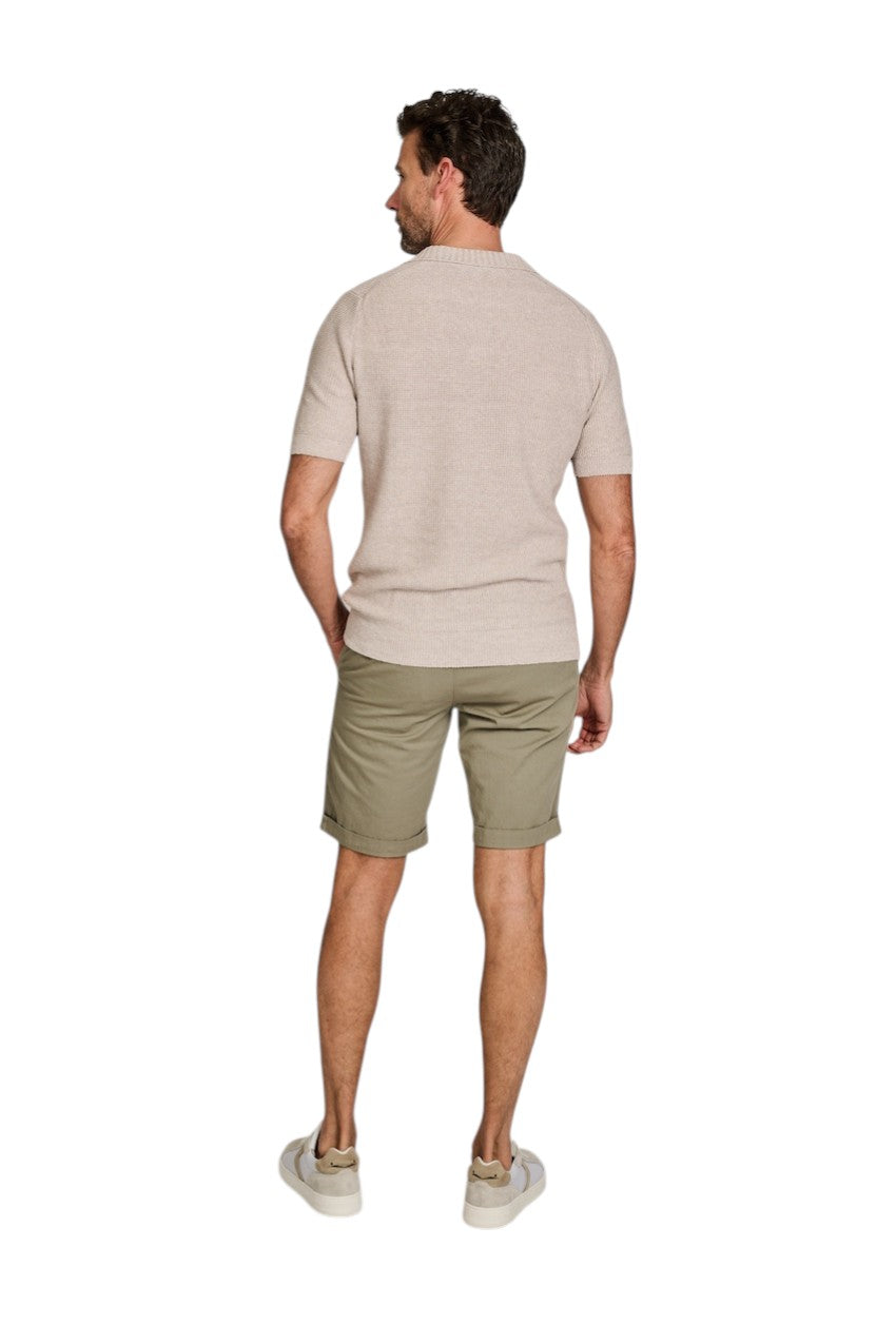 Gran Sasso Men polo shirt korte mouwen heren beige 23140/18640 110