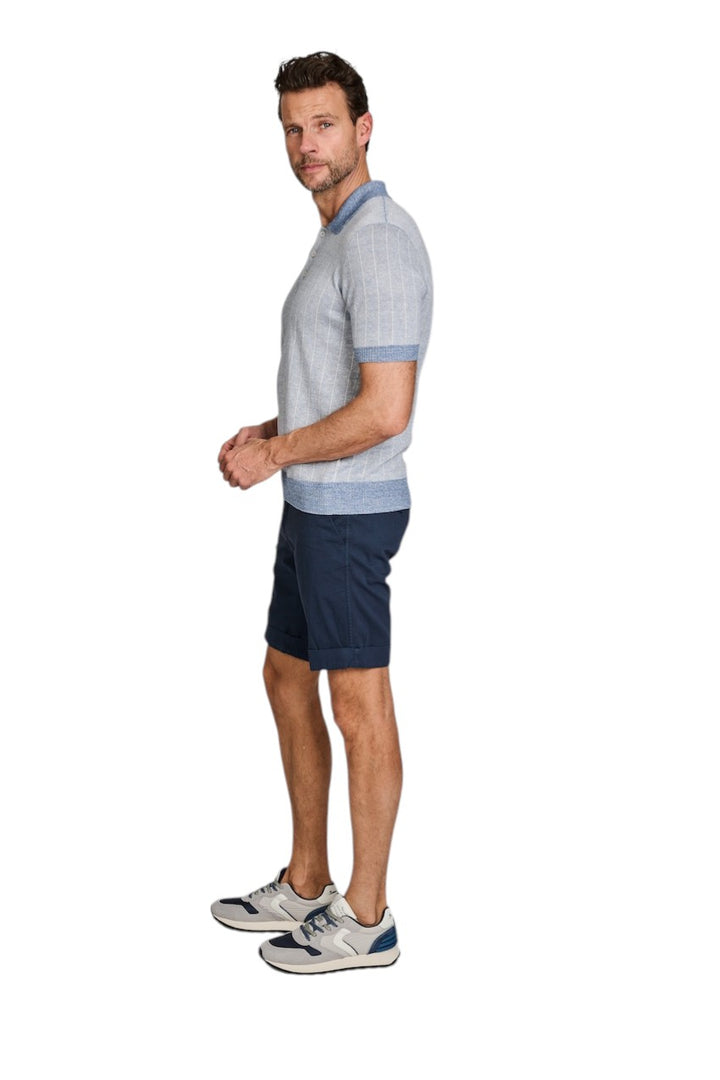 Gran Sasso Men polo shirt korte mouwen heren blauw 57116/18662 565