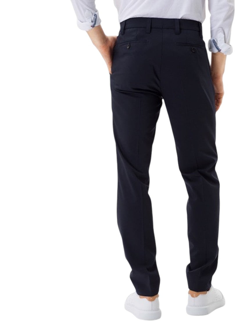 Eurex By Brax geklede heren broek marine Jan 50-8350/22