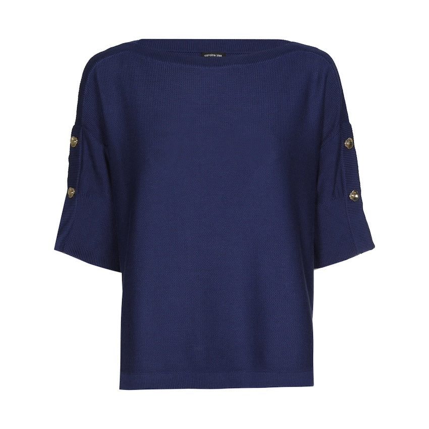 Caroline Biss pull trui dames blauw 1210/22