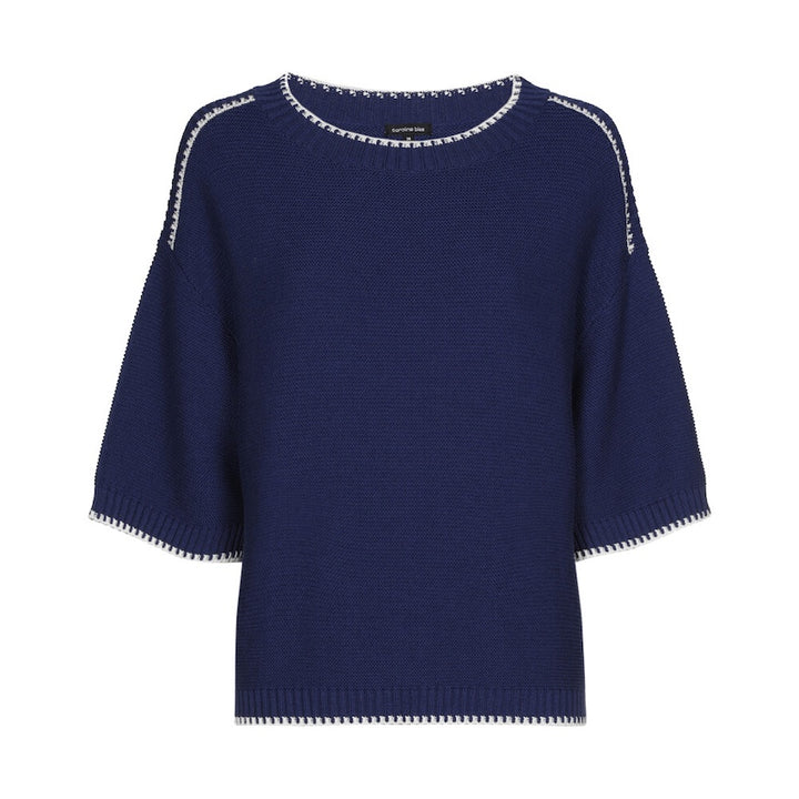 Caroline Biss pull trui dames blauw 1227/22
