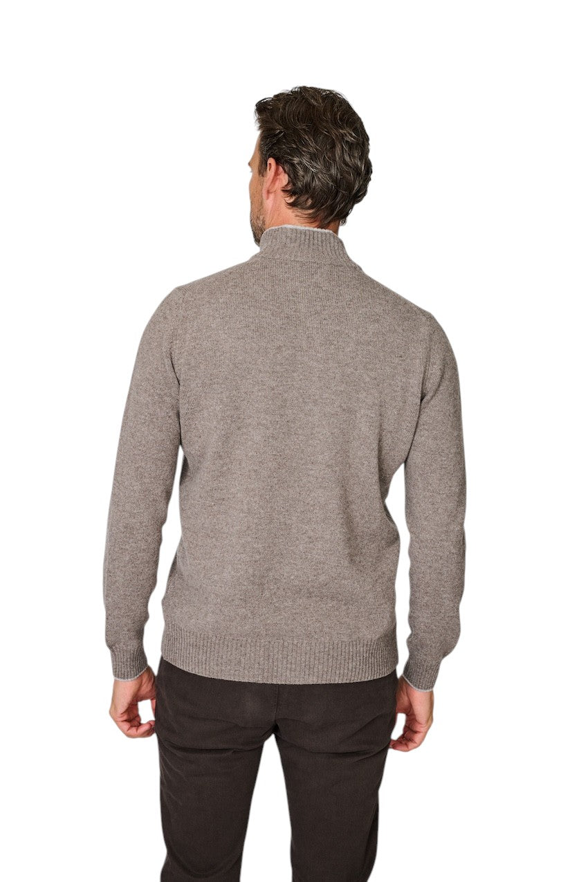 Gran Sasso Men pull trui heren taupe 23190/25011 017
