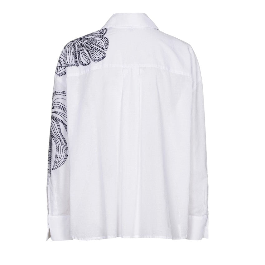 Caroline Biss blouse dames wit 1614/29