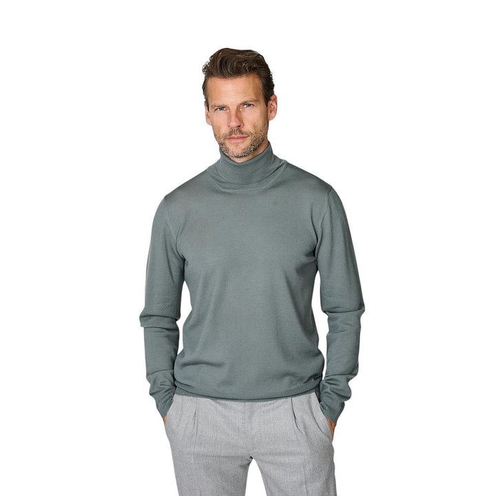 gran-sasso-men-pull-sweater-roll neck-men's-olive
