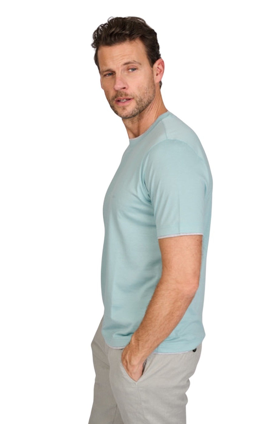 Gran Sasso Men t-shirt korte mouwen heren groen 60123/73711/430