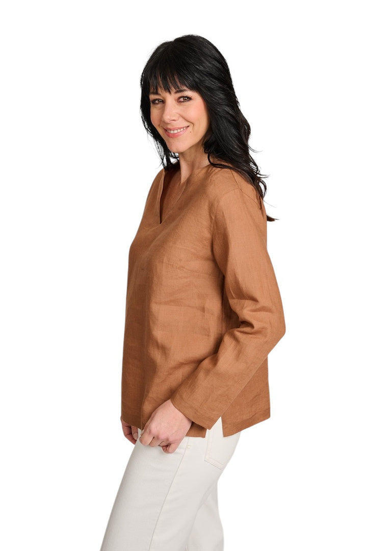 Gran Sasso Frauen Bluse Damen braun 61232/50000 167