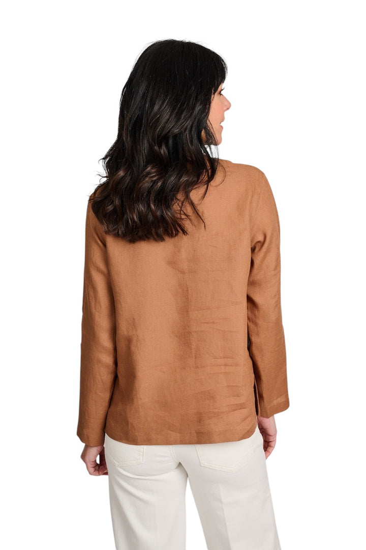 Gran Sasso Frauen Bluse Damen braun 61232/50000 167