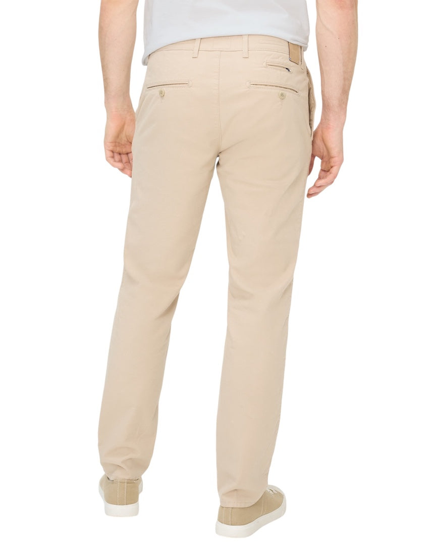 Brax Men sportieve broek heren beige Fabio in 07-3222/55