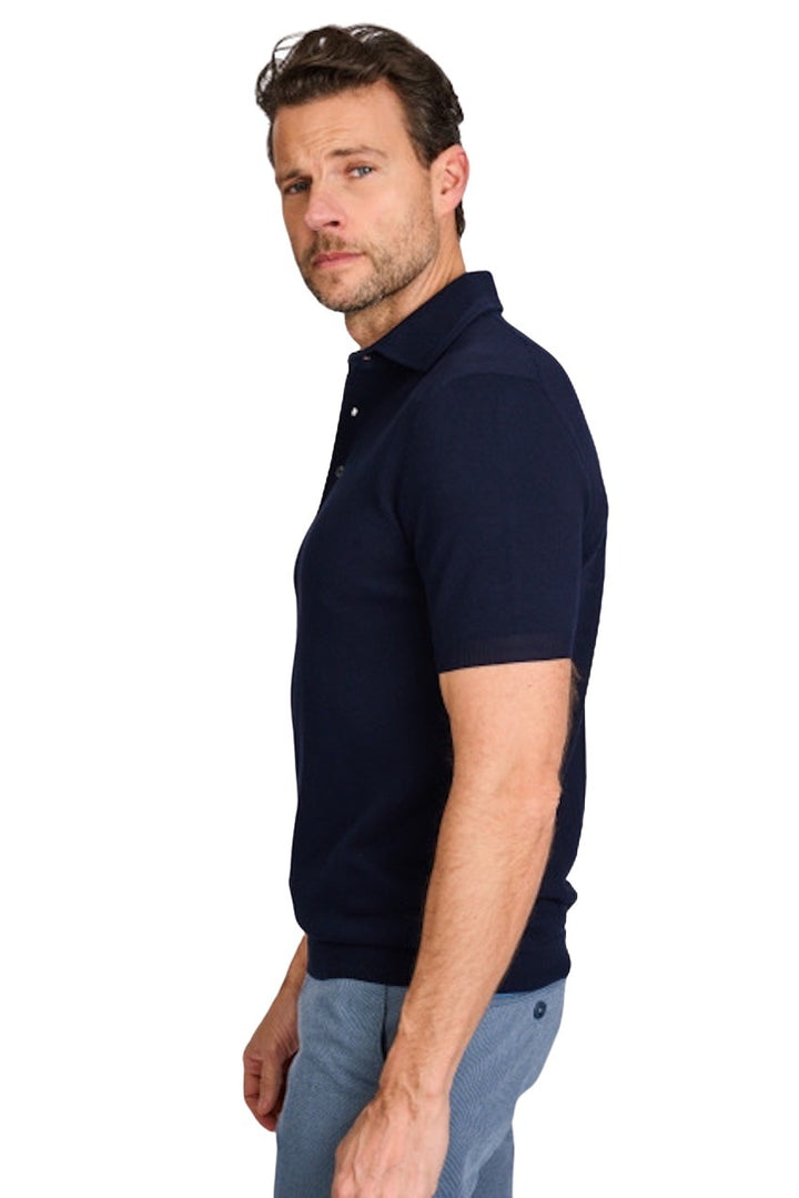 Gran Sasso Men polo shirt korte mouwen heren marine 57114/20678/598