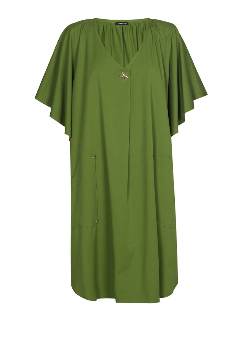 Caroline Biss kleedje dames groen 3174/60