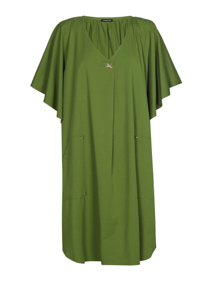 Caroline Biss kleedje dames groen 3174/60