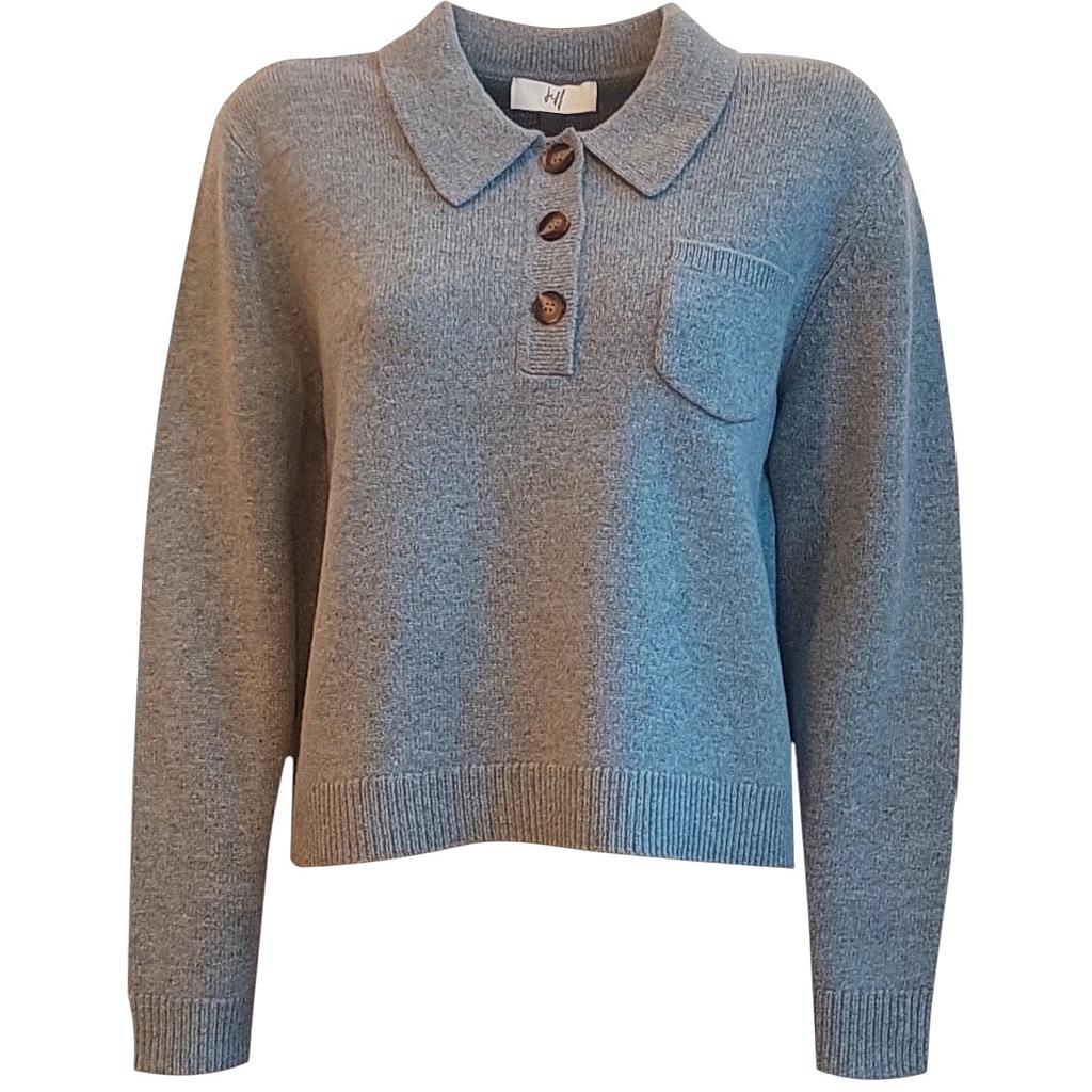 jeff-Polo-Shirt-Damen-grau-Loops
