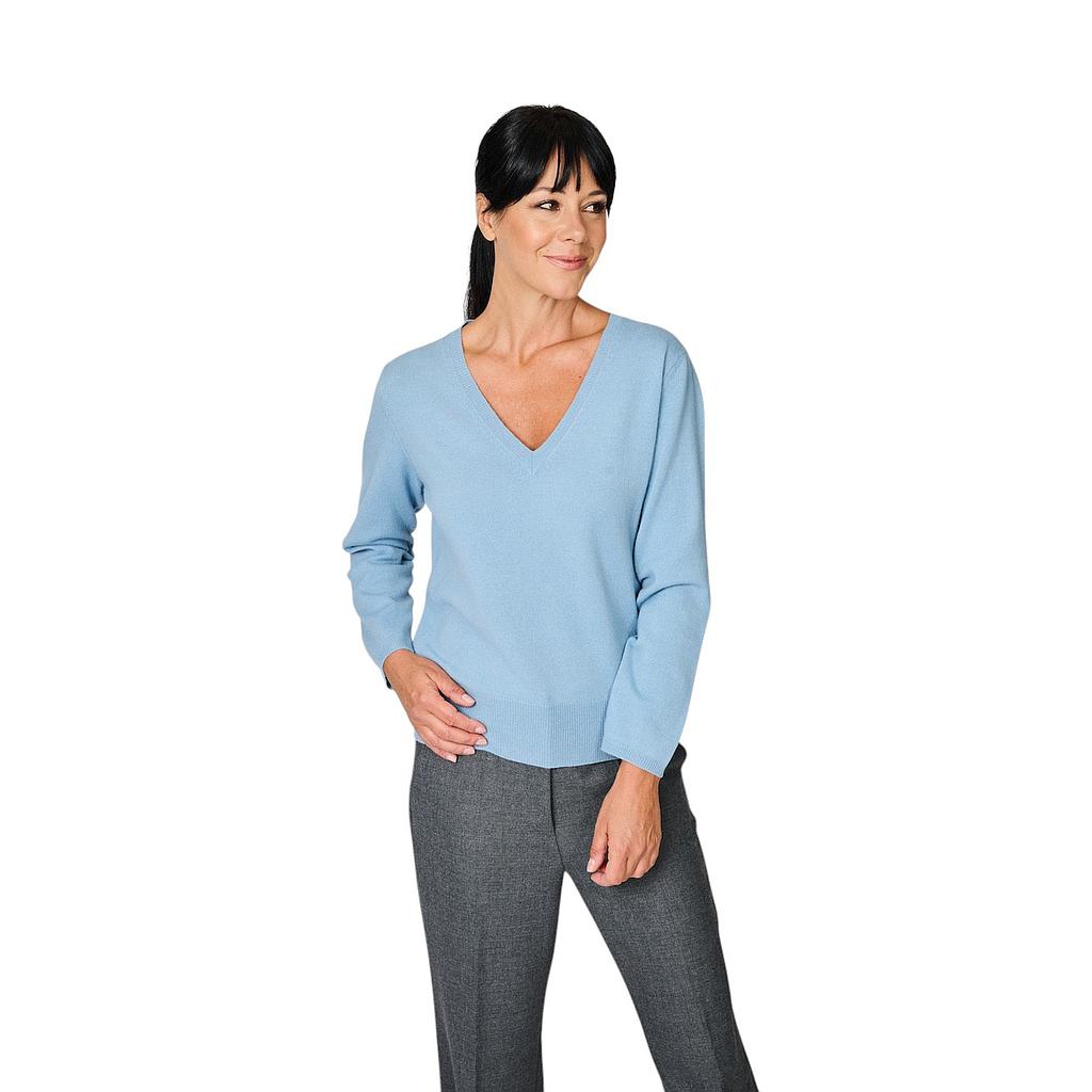 anneclaire-pull-over-sweater-v-neck-women's-sky-d1839-857-21
