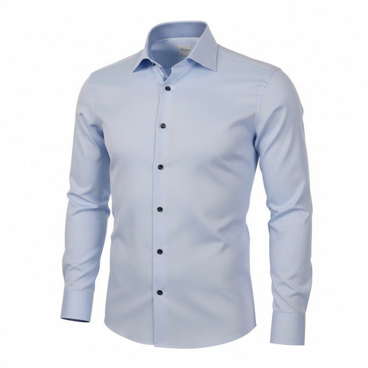 Stenstroms Men hemd lange mouwen heren licht blauw Regular