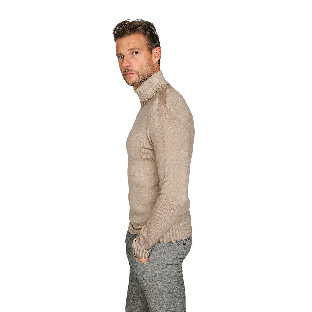 fradi-pull-trui-rolkraag-heren-taupe