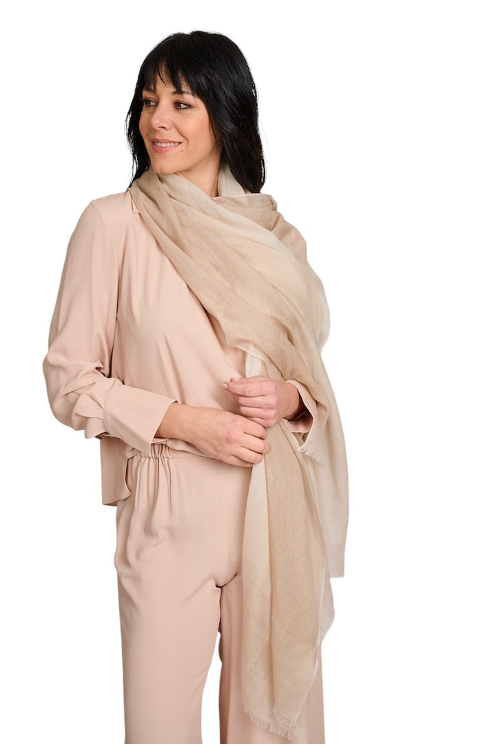 Andrea'S 1947 sciarpa donna sabbia 8724