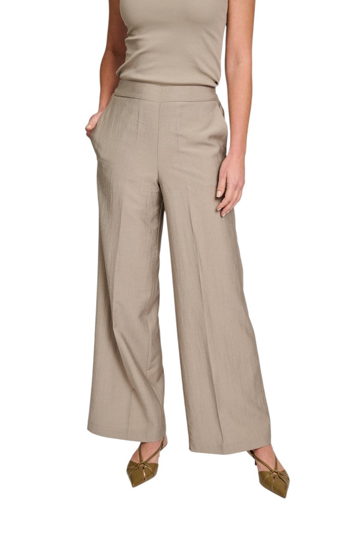Anneclaire} pantalon femme taupe D1701 1772 373
