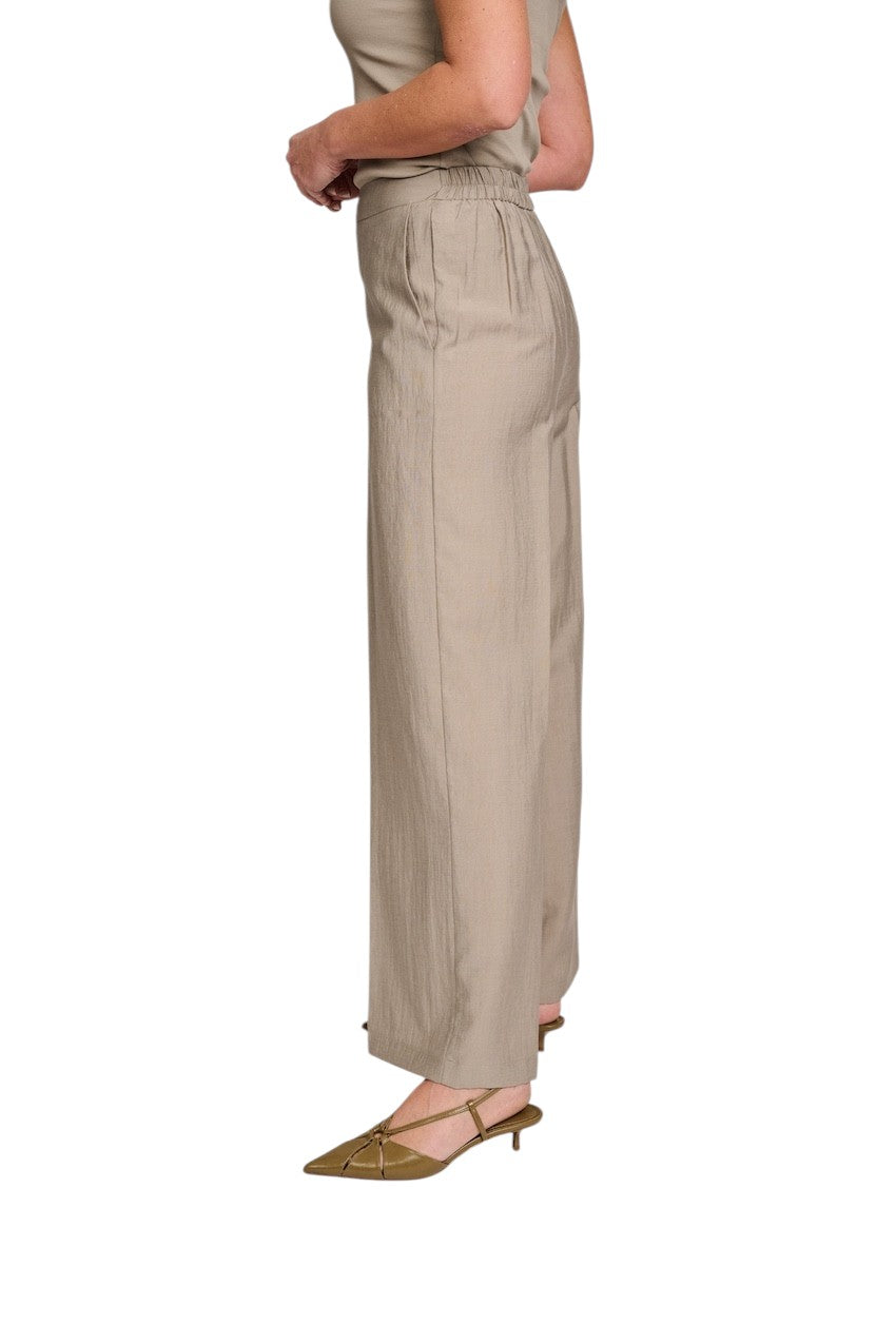 Anneclaire} pantalon femme taupe D1701 1772 373