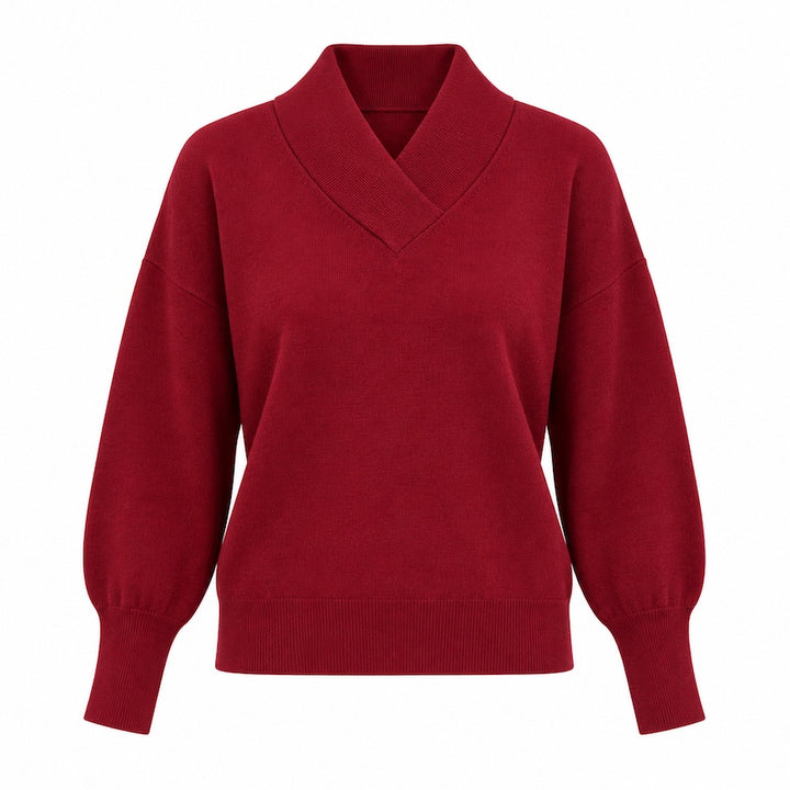 Anneclaire pull trui dames bordeaux D1844 857 024