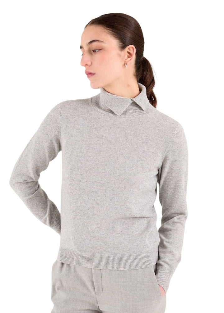 Anneclaire pull trui dames grijs D1877 857 621