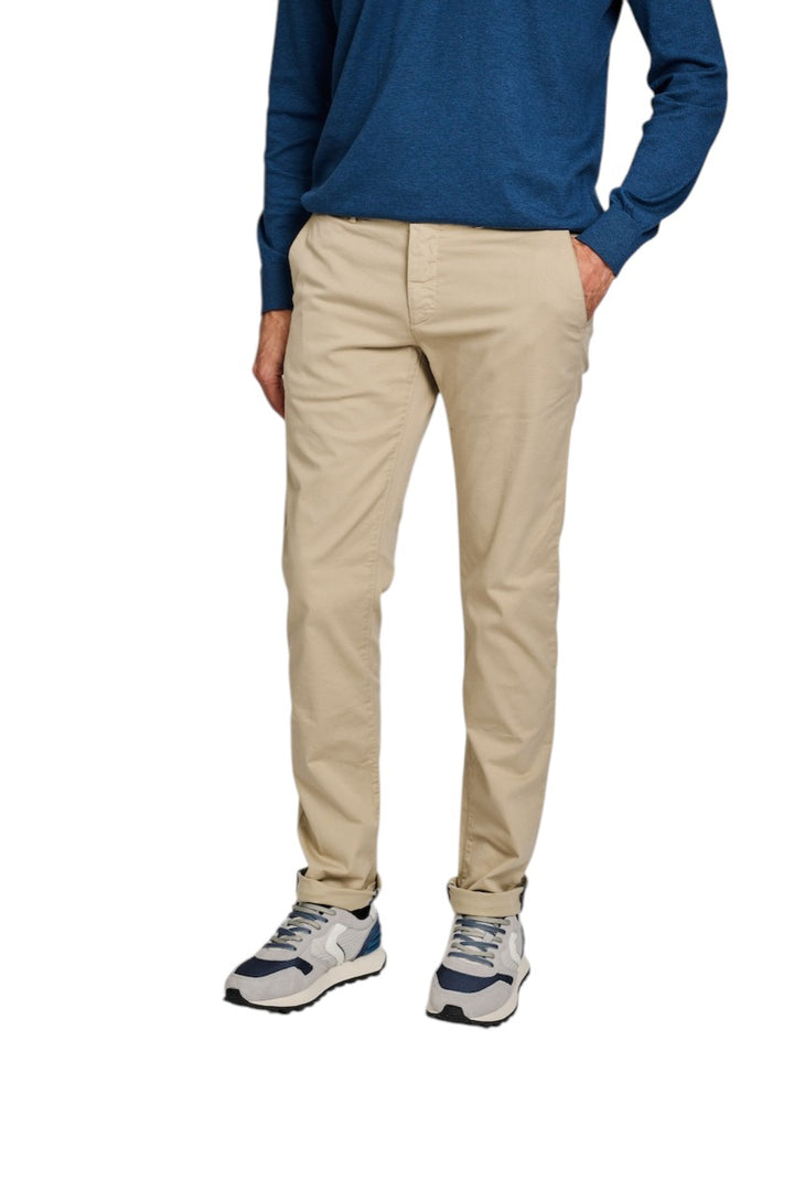 Atelier Noterman sportieve broek heren beige ATN05-A82-1589-735