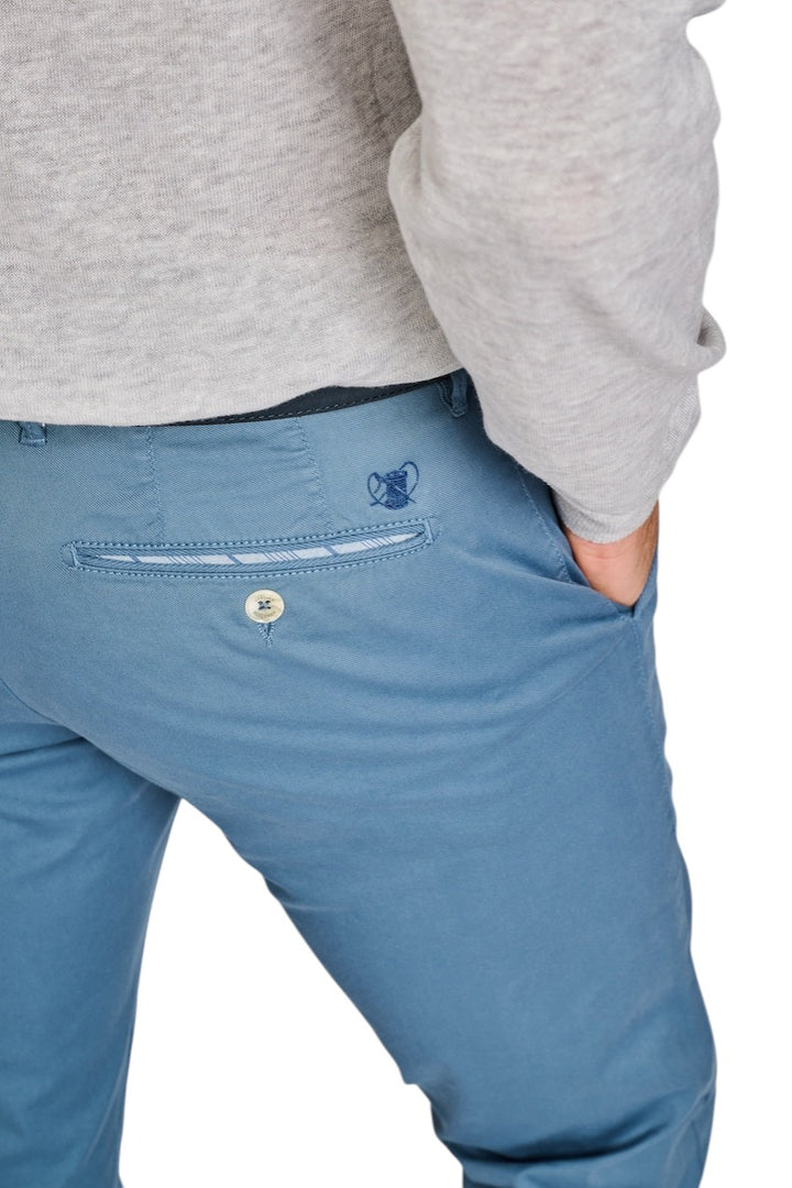 Atelier Noterman sportieve broek heren blauw ATN05-A82-1589-233.