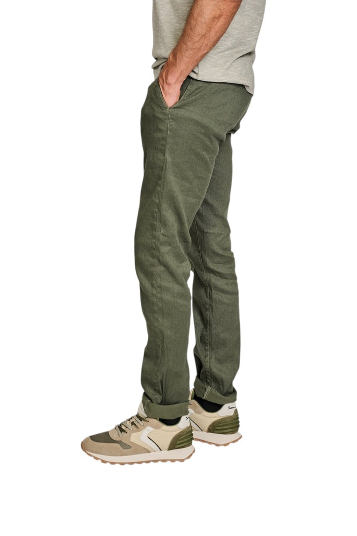 Atelier Noterman sportieve broek heren groen ATN05-A84-1762-348