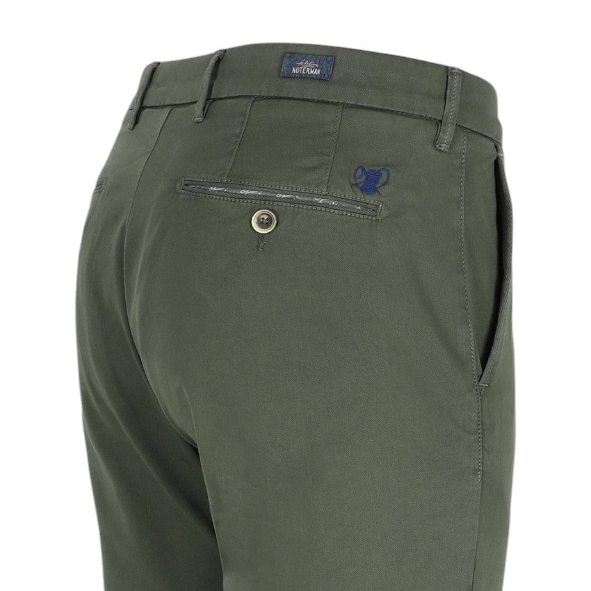 Atelier Noterman sportieve broek heren khaki ATN05-A76-1589-372
