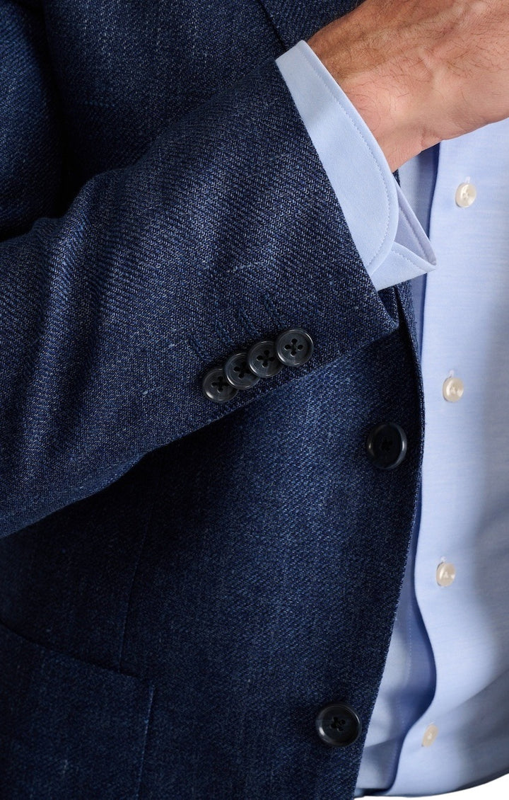 Cc Collection Corneliani vest heren blauw 25XZ23-2564300-010