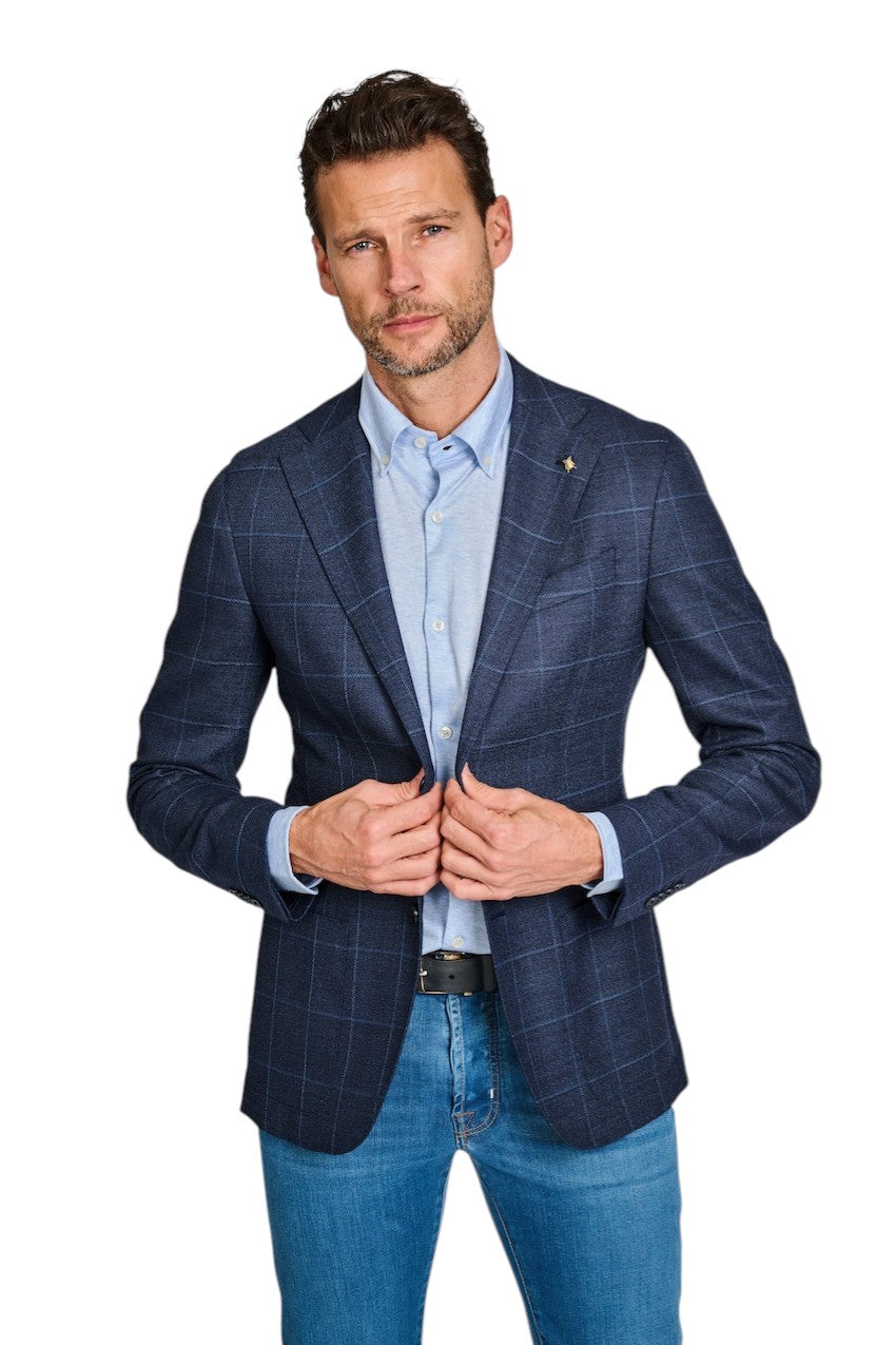 Cc Collection Corneliani vest heren donker blauw 27XZ23-2766503-002