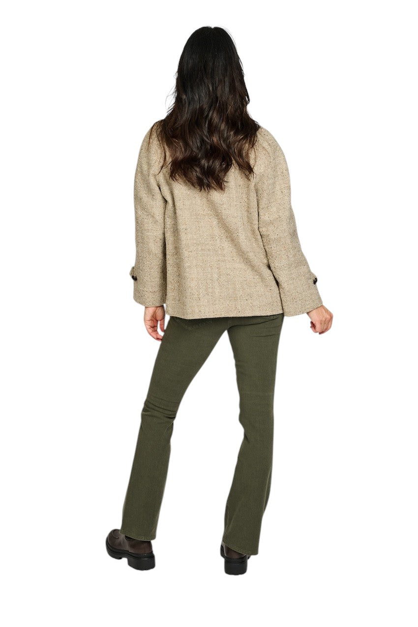 Circolo Woman mantel jas dames bruin FD3795 20021-2