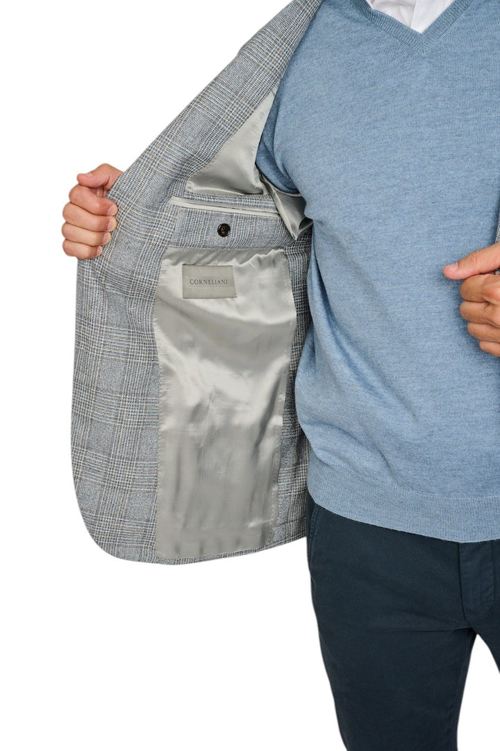 Corneliani vest heren blauw 25XG72-2516215-005