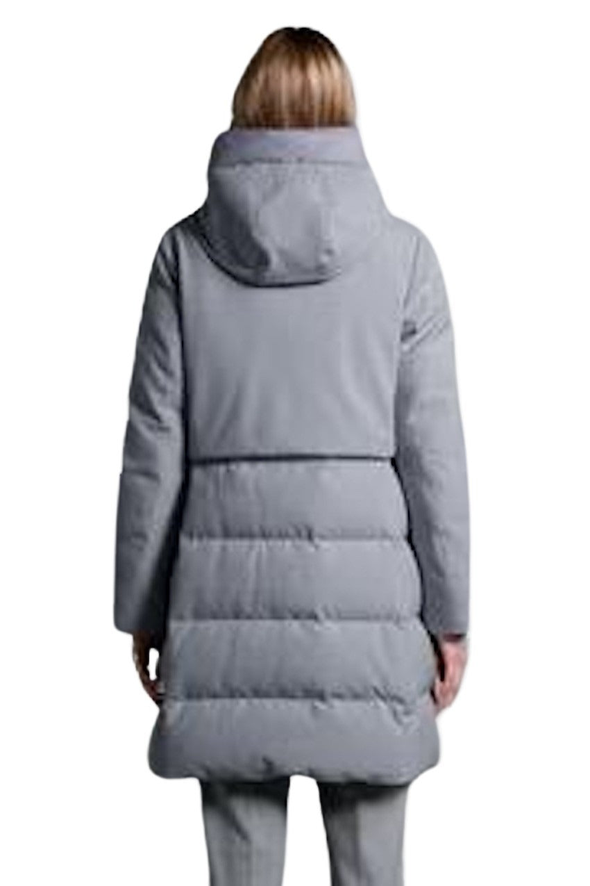 Duno Donna parka dames licht grijs