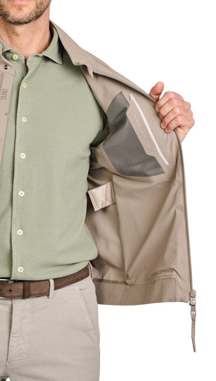Duno Uomo parka heren taupe Ryan Trevi 274