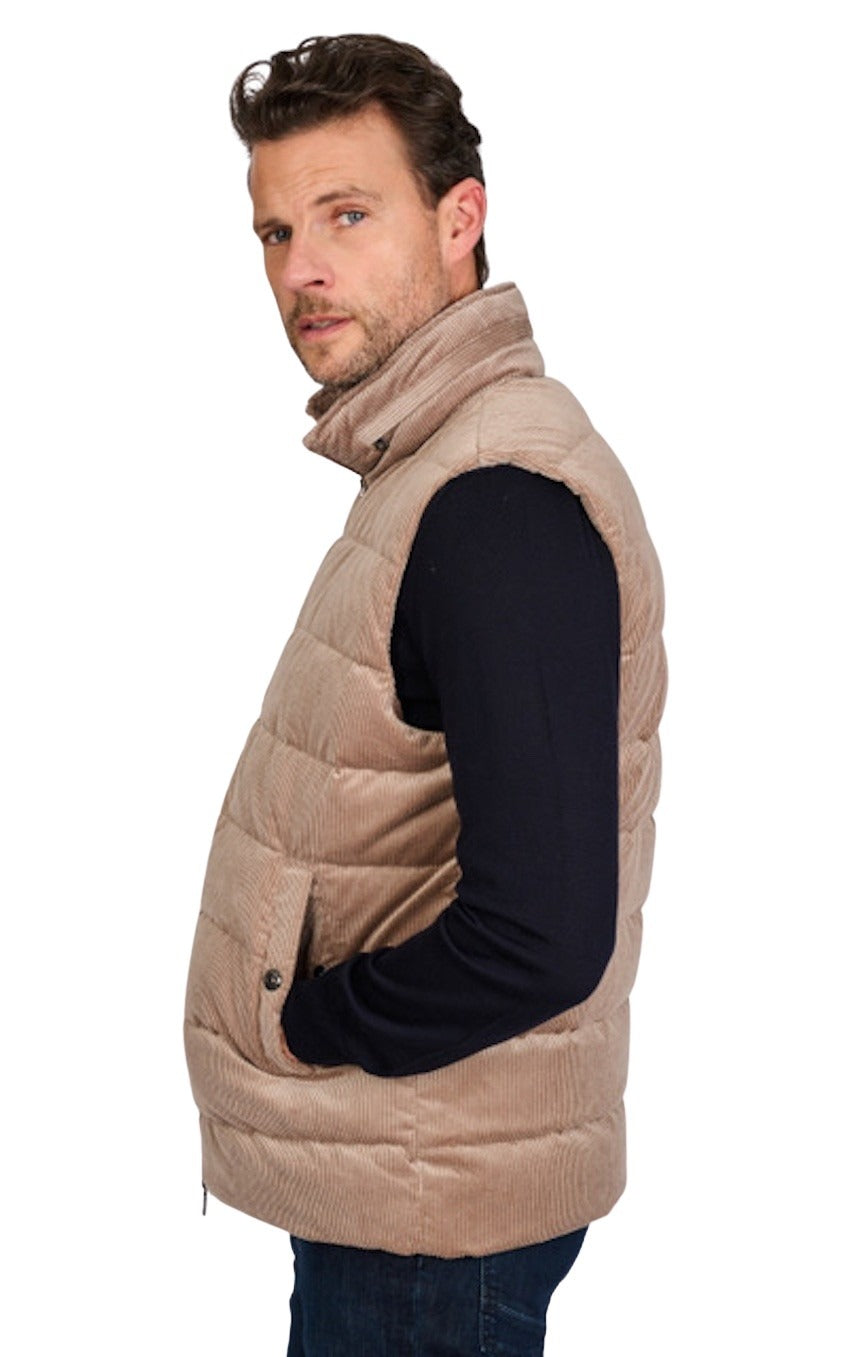 Fradi bodywarmer heren beige