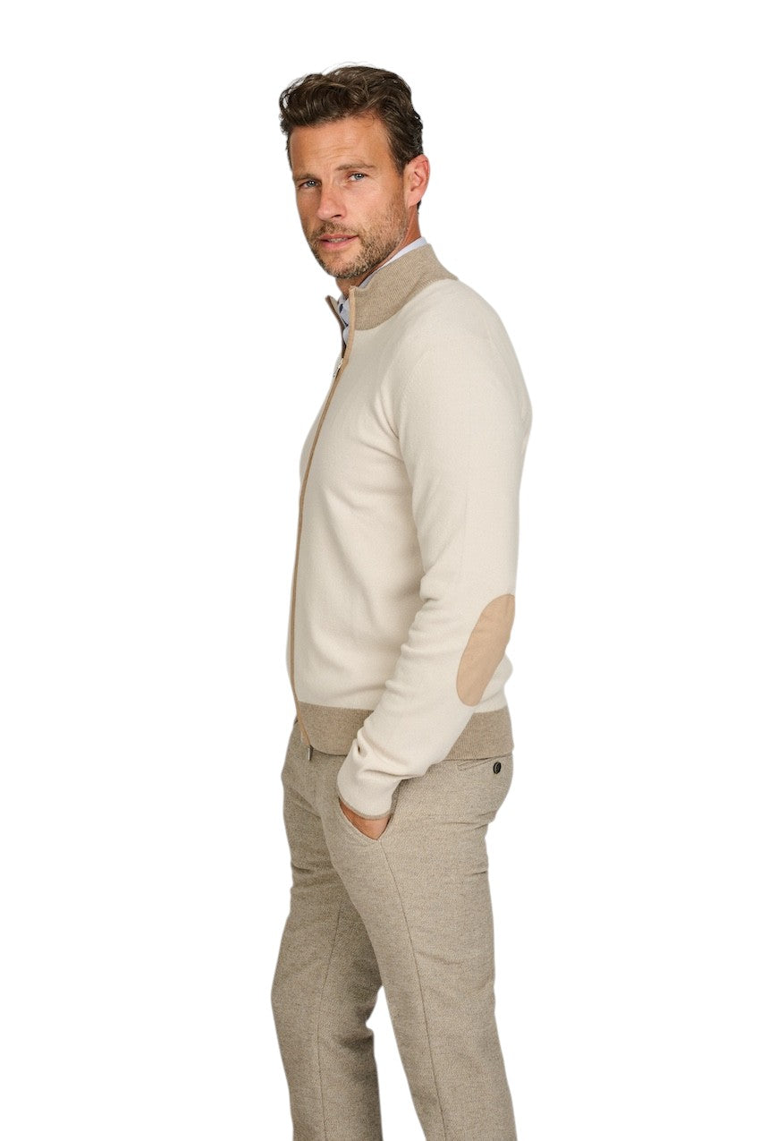 Gran Sasso Men gilet heren beige 55106 19669 113