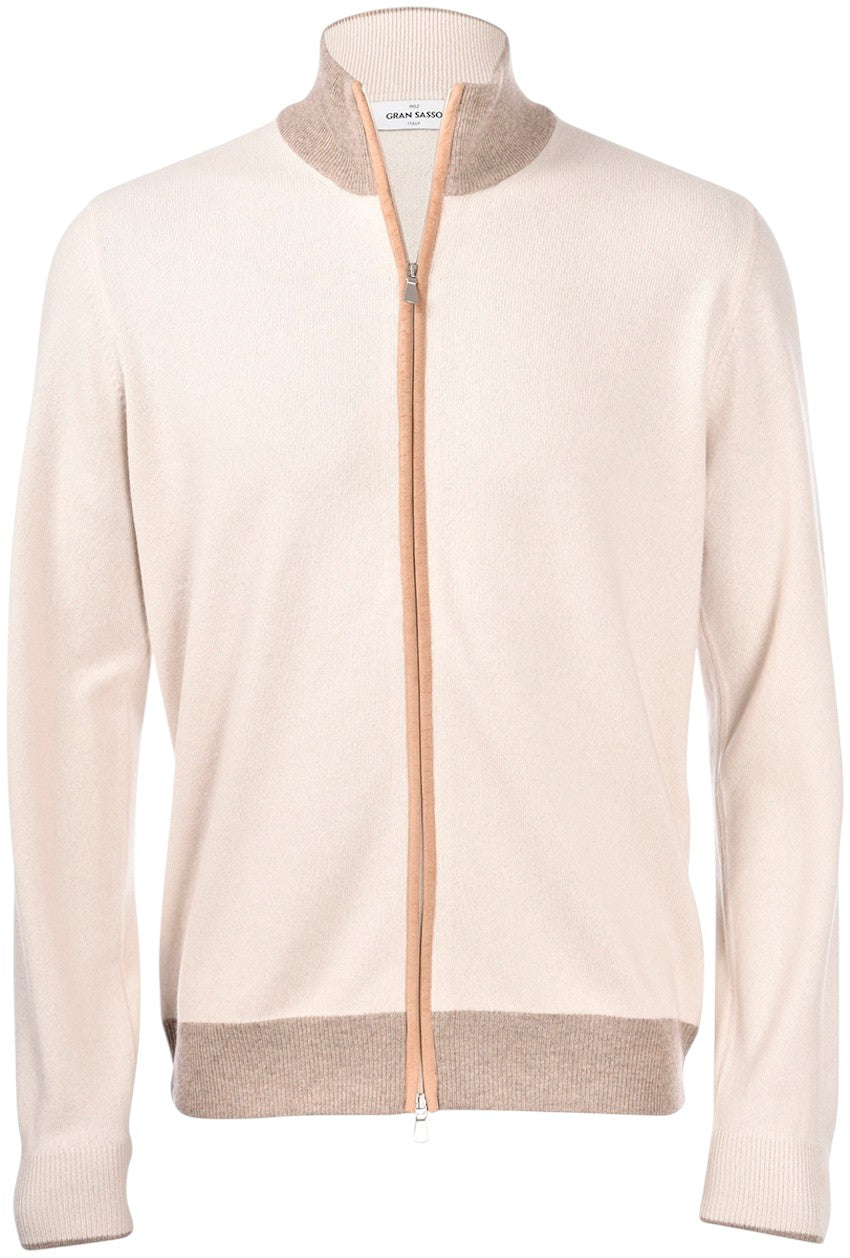 Gran Sasso Men gilet heren beige 55106 19669 113