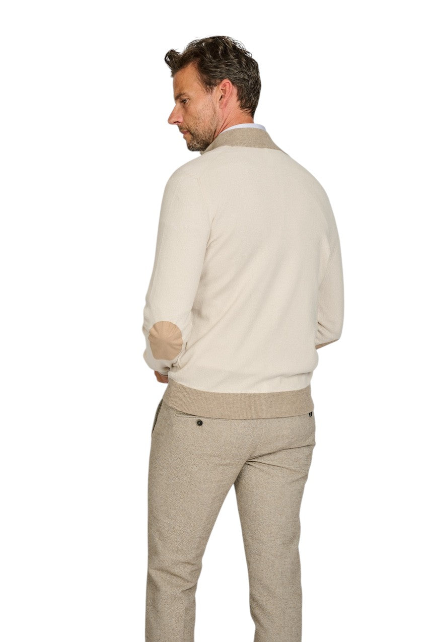 Gran Sasso Men gilet heren beige 55106 19669 113