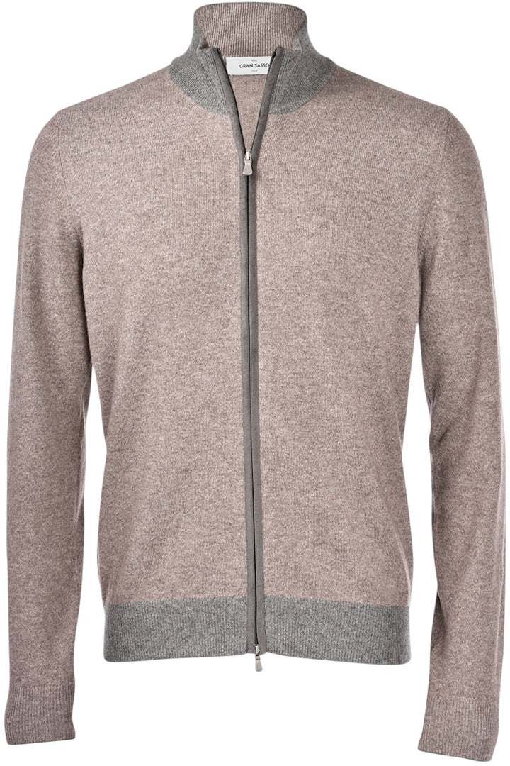Gran Sasso Men gilet heren bruin 55106 19669 039.
