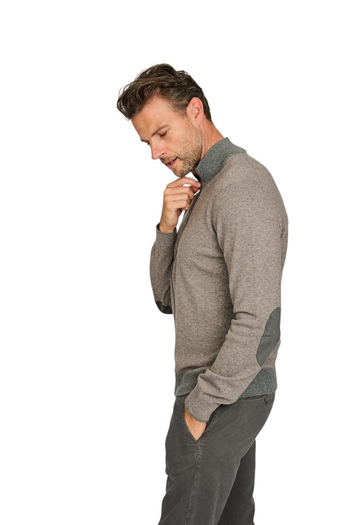 Gran Sasso Men gilet heren bruin 55106 19669 039.