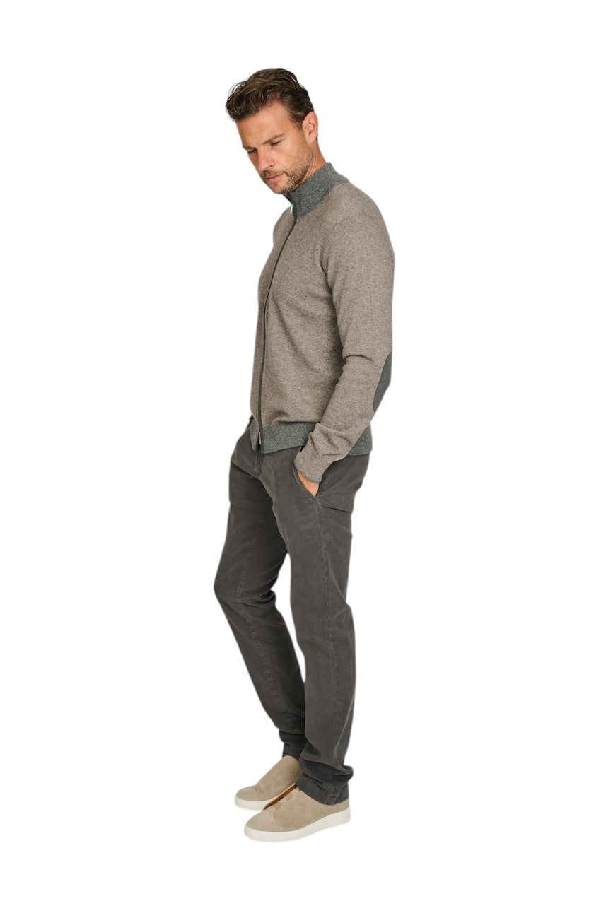 Gran Sasso Men gilet heren bruin 55106 19669 039.