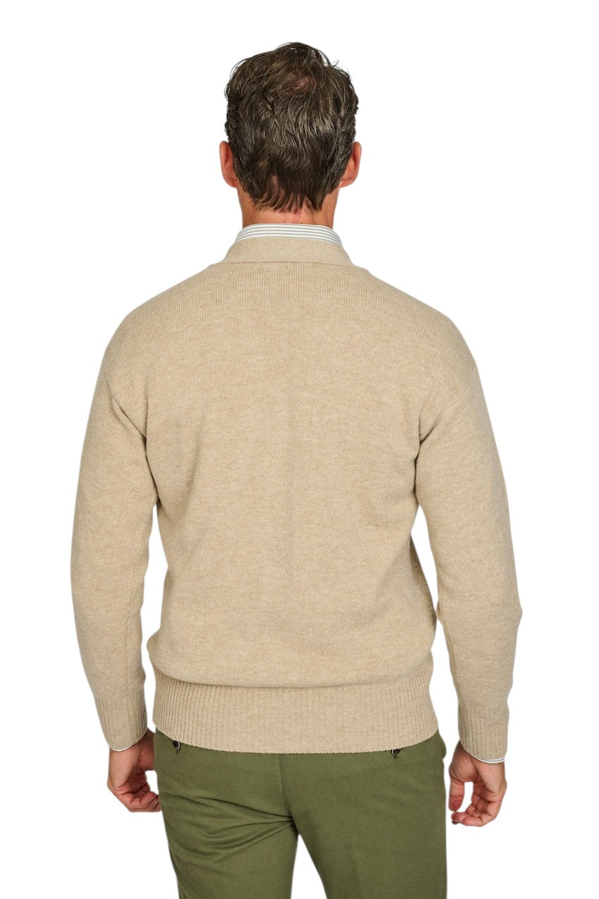 Gran Sasso Men gilet heren donker beige 23188 25051 010