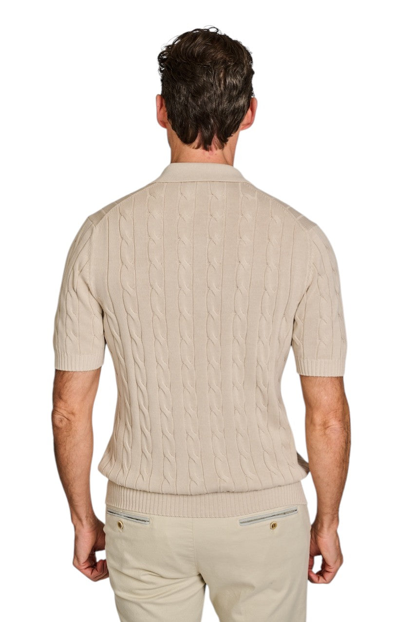 Gran Sasso Men polo shirt men's sand